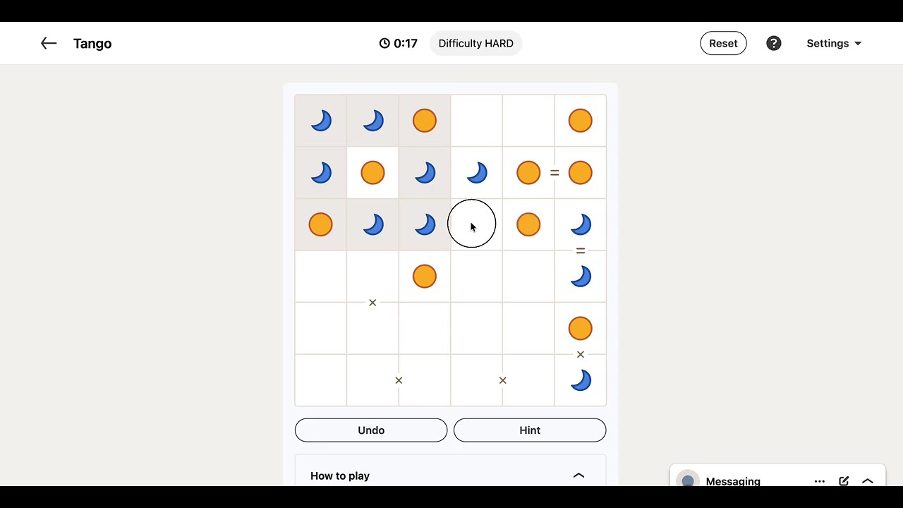 LinkedIn Tango Answer Today | 10 October 2026 - Puzzle #733