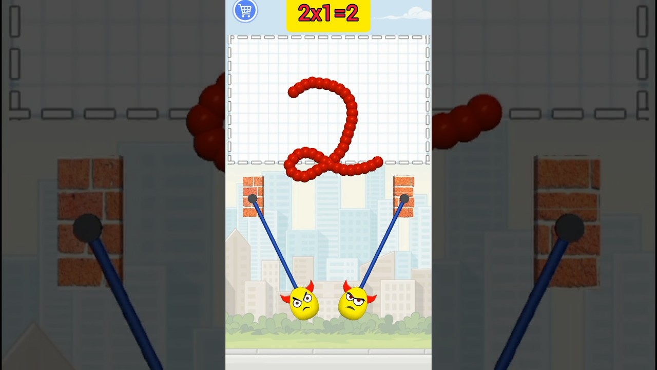 DRAW TO SMASH 2x1=1 2x2=4 2x3=6 2x4=8