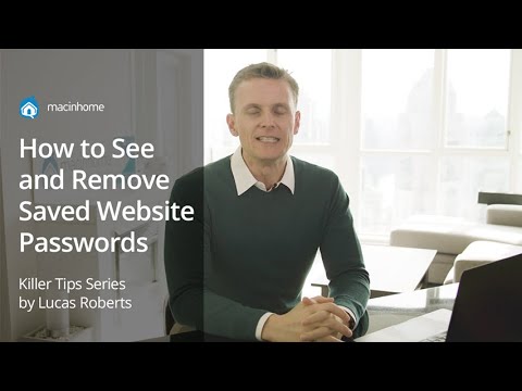 Video: How To Remove Old Passwords And Logins