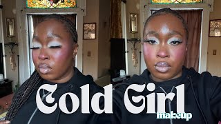 ICE PRINCESS MAKEUP| makeupbychelseax & cold girl makeup trend screenshot 3