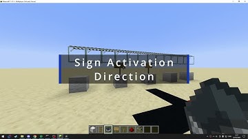 TrainCarts Sign Activation Direction