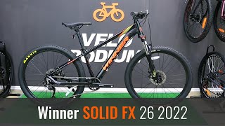 Відеo огляд на підлітковий велосипед Winner Solid Fx 26 2022