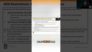 Unlock SSN Secrets: Is Your Work Authorization VALID? #shorts