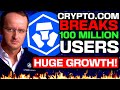 Crypto.com BREAKS 100 MILLION USERS! (CRO COIN PRICE READY TO EXPLODE)