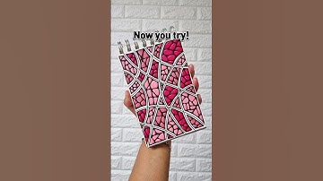 Zentangle inspired art #artforbeginners #zendoodle #doodleart #doodles #artformentalhealth #zenart