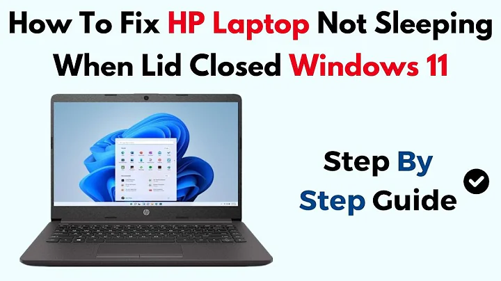 How To Fix HP Laptop Not Sleeping When Lid Closed Windows 11