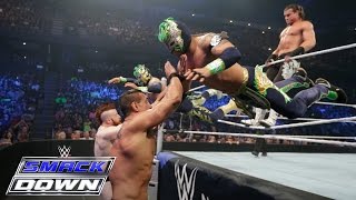 Dolph Ziggler The Lucha Dragons Vs The League Of Nations Smackdown 18 Februar 2016