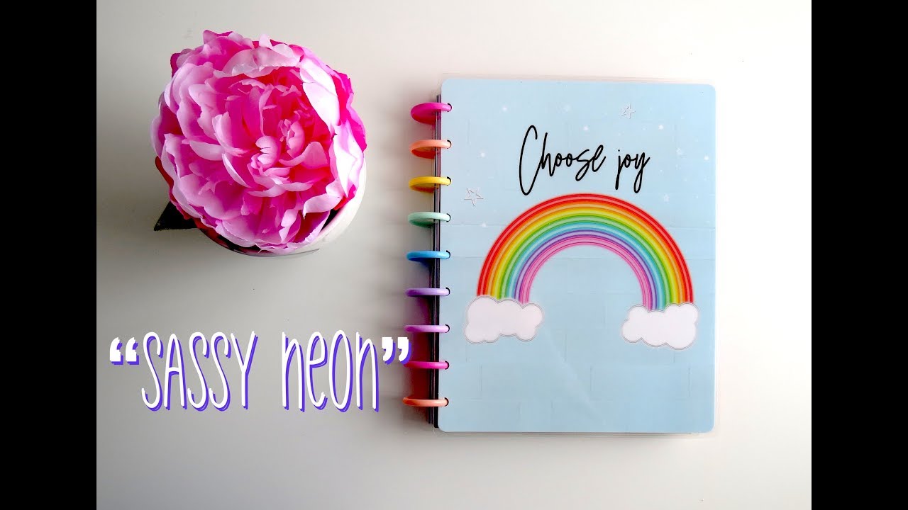 Neon Lights Classic Happy Notes The Happy Planner