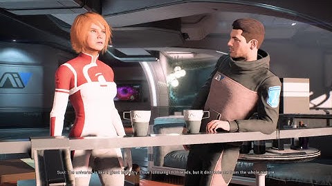 Mass Effect Andromeda- Ryder has Tea with Suvi