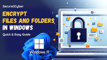 How to Encrypt Files and Folders in Windows 10/11 | Step-by-Step Guide