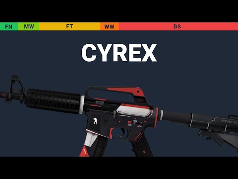 M4A1-S Cyrex - Skin Float And Wear Preview