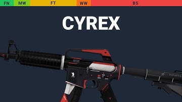 M4A1-S Cyrex - Skin Float And Wear Preview