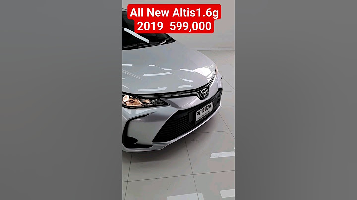 Toyota corolla altis ขนาด 1.6 ล ตร ม อสอง