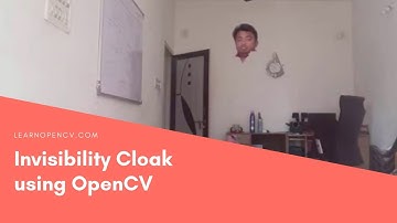 Invisibility Cloak using OpenCV