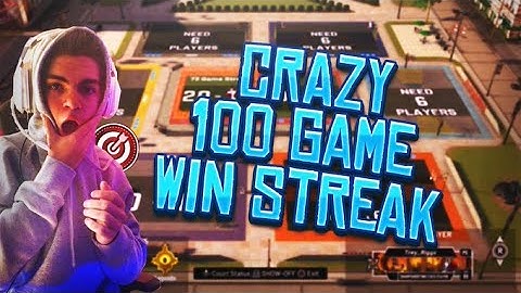 CRAZY 100 WINSTREAK ON NBA 2K20! TRYHARDS PULLED UP