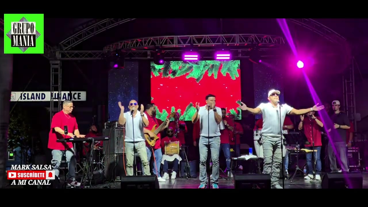 GRUPO MANIA ENCENDIDO DE NAVIDAD PUEBLO JUANA DIAZ, PUERTO RICO 2025