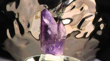 Twin Amethyst Quartz Crystal from Brandberg Mountain, Namibia