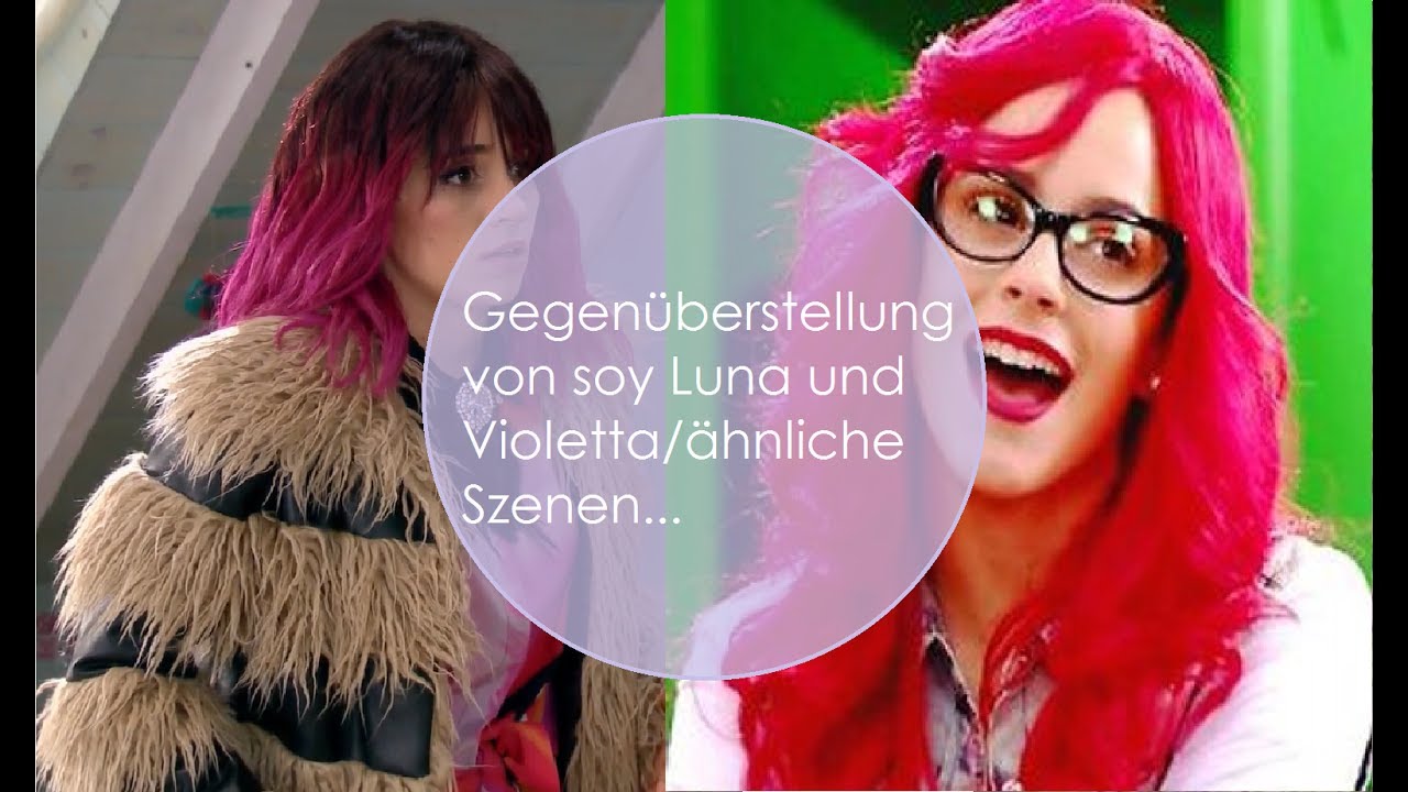 Gegenüberstellung von soy Luna und Violetta / ähnliche Szenen