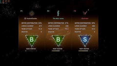 Tetris Effect Connected | "Area 4 Clear"