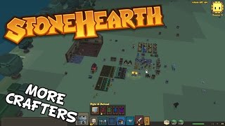 Getting More Villagers And Crafters - Stonehearth Alpha 19 Gameplay - Part 3