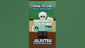 HOW TO USE SKILL BUILDERS!! #jujutsushenanigans #roblox #foryou #shenanigans #jjk #jjs #anime