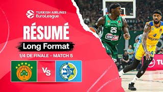 LE FINAL FOUR OU RIEN !  Panathinaikos vs Maccabi TelAviv  Résumé EuroLeague 1/4 de finale match