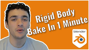 Bake Rigid Body Physics in Blender