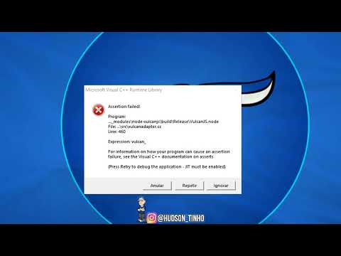 Microsoft Visual C++ Runtime Library Assertion Failed Error Vulcanadapter cc Adobe Error Windows PC