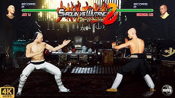 Shaolin vs Wutang 2 | Jet Li (Wu Shu) 💥 Gordon Liu (Shaolin) | CPU vs CPU AI vs AI