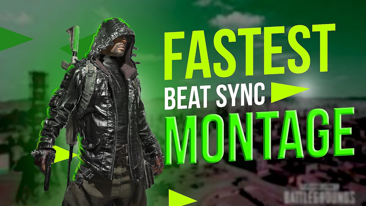 WORLDS Fastest Beat Sync PUBG Montage | aaj raat ka scene banale  best beat sync montage | MANIAC