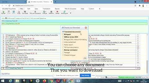 How to Translate Document with Wordfast Anywhere