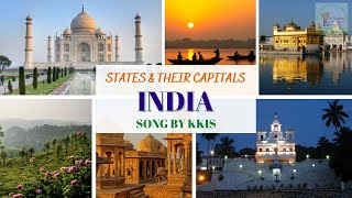 Song - 28 Indian States \& their Capitals | Learn Names of the Indian States \& Their Capitals