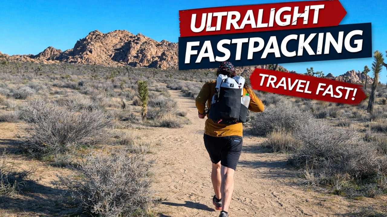 My Ultralight Winter Fastpacking Gear List for Joshua Tree (Under 8 lbs)