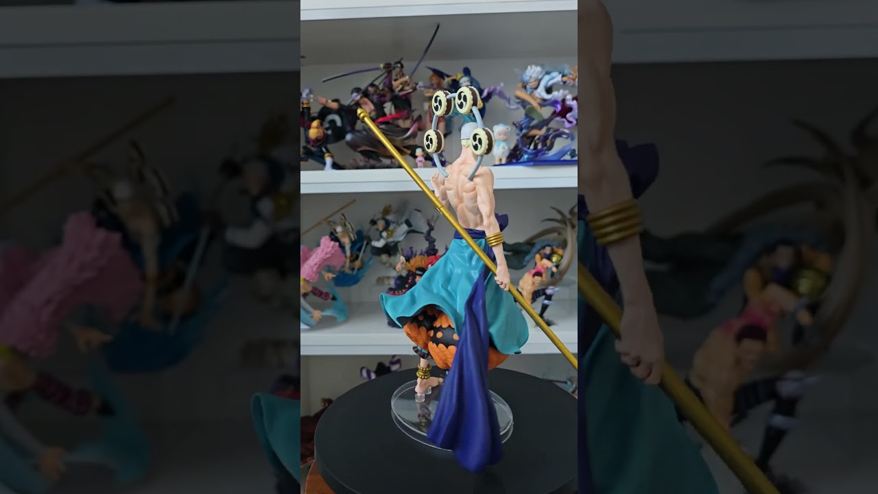 Unboxing the Ichiban Kuji the greatest battle Enel figure 