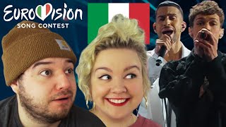 Mahmood & BLANCO - Brividi - Italy - Eurovision 2022 | COUPLE REACTION VIDEO