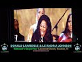 DONALD LAWRENCE & LE'ANDRIA JOHNSON Receive MOST STREAMED SONG OF 2019 AWARD @ McDonalds Gospel Tour
