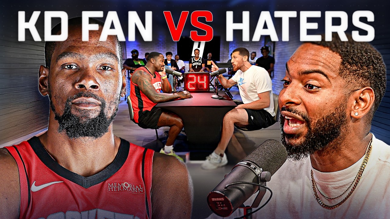 1 Kevin Durant Fan vs 10 KD Haters!