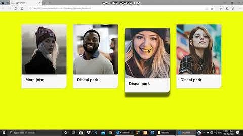 Card design and image hover effect by CSS and Bootstrap