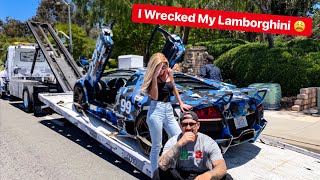 I WRECKED MY LAMBORGHINI MURCIELAGO AND WIFEY IS NOT IMPRESSED...