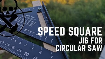 Quick and Easy Speed Square jig for Circular Saw 🛠