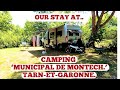 Ref:YLpQb364mG0 Camping 'municipal de montech'. tarn-et-garonne. pyrenees van trip. june/august '25.