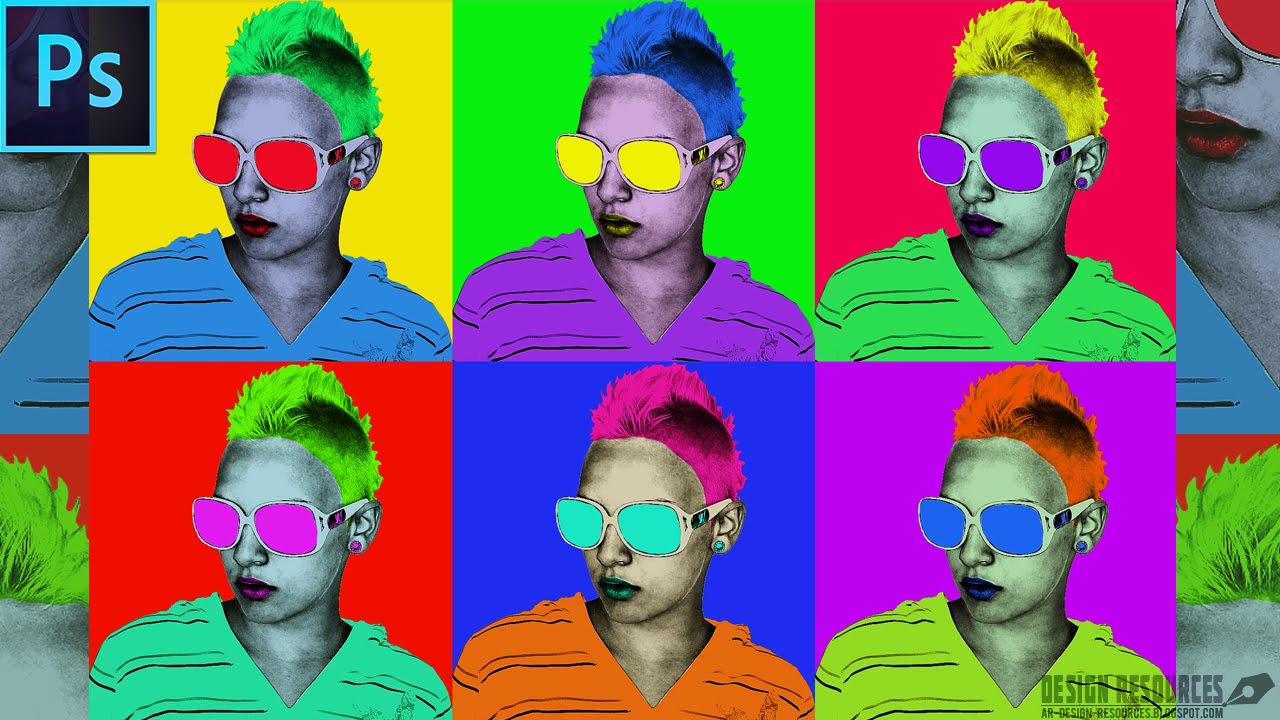 Andy Warhol Style Pop Art — Photoshop Tutorial