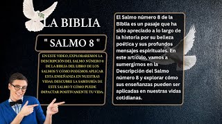 LIBRO DE LOS SALMOS: &quot; SALMO 8 👉 150 &quot; LA GLORIA DE DIOS Y LA HONRA DEL HOMBRE AL MÚSICO PRINCIPAL