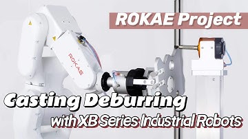 ROKAE Project - Casting Deburring Workstation with 6-Axis Industrial Robots