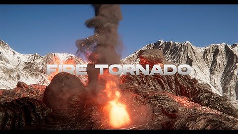 Fire Tornado - [Asset for Zibra Smoke & Fire] - Real-time fire simulation