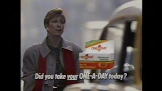 One-A -Day Complete Multivitamin Commercial (1990) (VHS Rip)