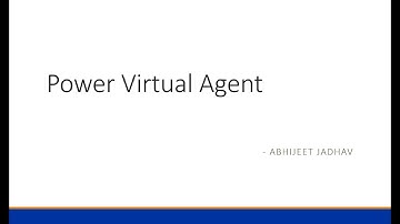 Powerful BOT development with zero line code : Power Virtual Agent