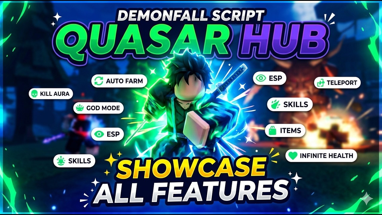 Demonfall Script Demonfall Script Quasar Hub Showcase all Features - YouTube