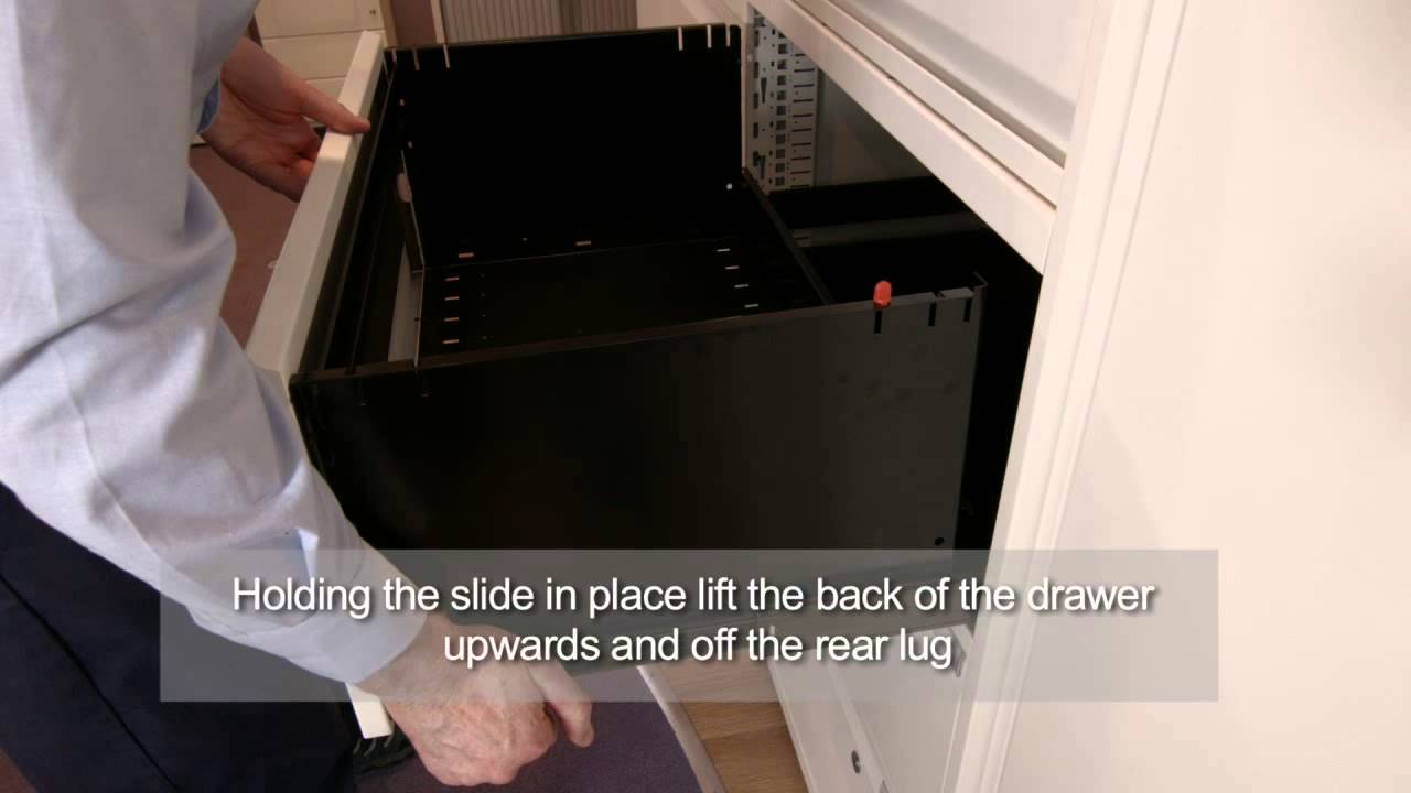 Bisley Lateralfile Drawer Removal Instructions Youtube