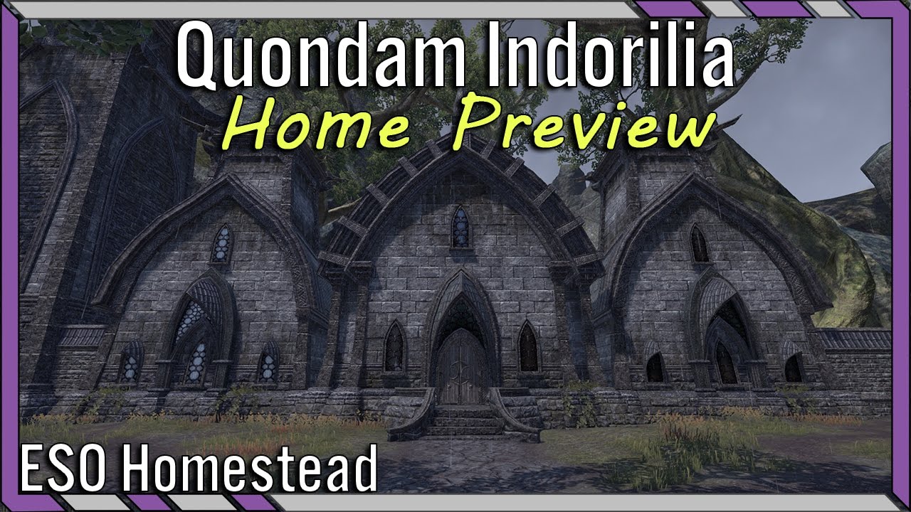 Quondam Indorilia Hall ESO House Preview Large Dunmer House Elder